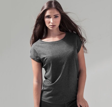 Build Your Brand Extended Shoulder Tee